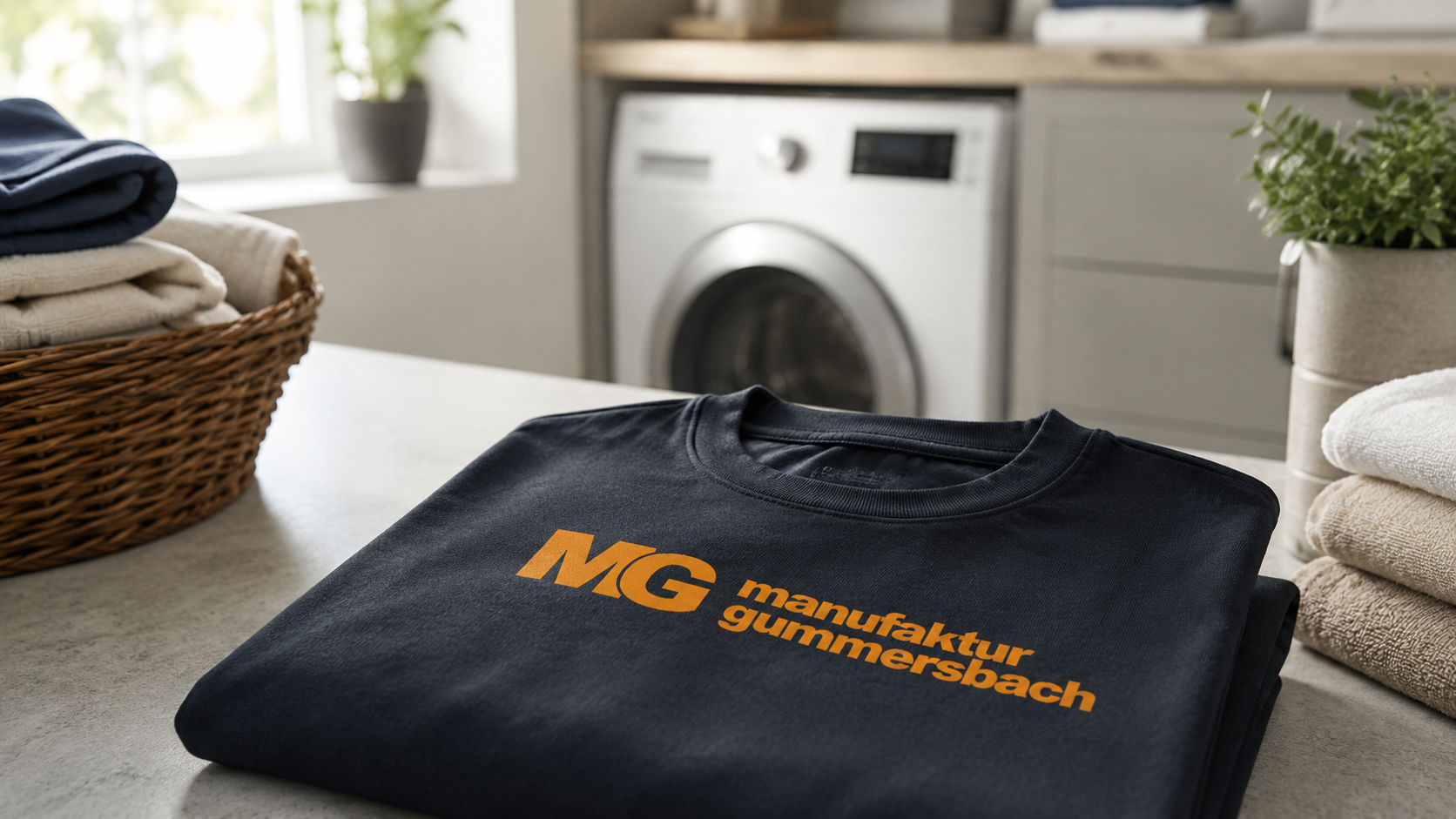Arbeitskleidung richtig waschen und Textildruck laenger schoen halten